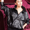 Emmy Award Cristin Milioti Leather Jacket