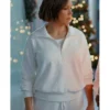 Erin Krakow Christmas Above the Clouds White Jacket