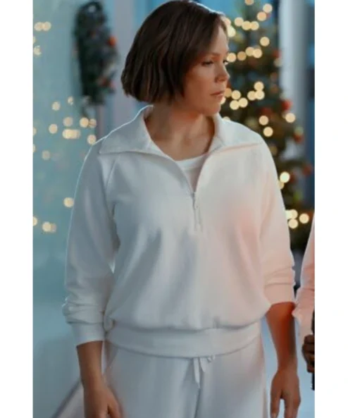 Erin Krakow Christmas Above the Clouds White Jacket