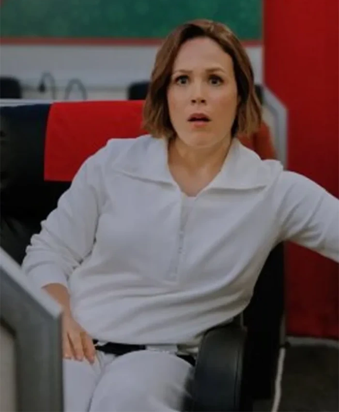 Erin Krakow Christmas Above the Clouds White Jacket For Sale