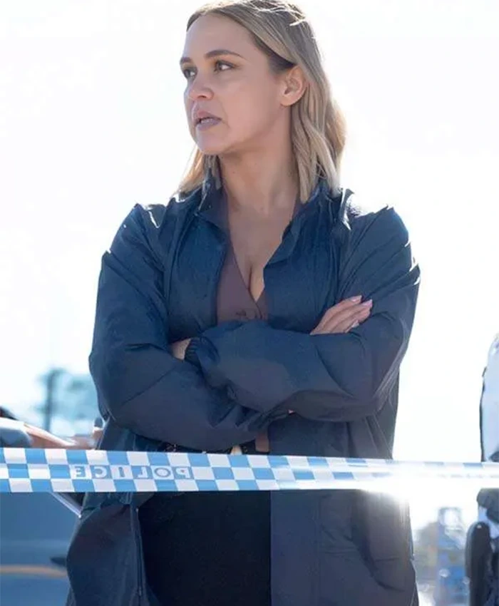 Evie Cooper NCIS Sydney S02 Blue Jacket For Sale