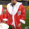 Footballer Travis Kelce NFL Chiefs Santa Coat