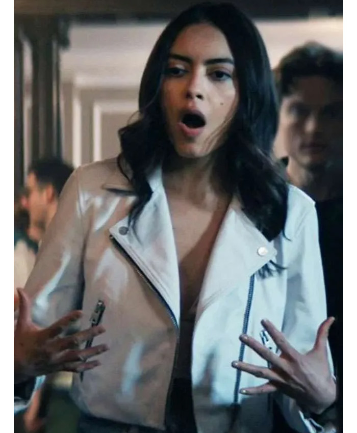 Gen V Justine White Leather Jacket