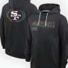 George Kittle 49ers Crucial Catch Black Pullover Hoodie