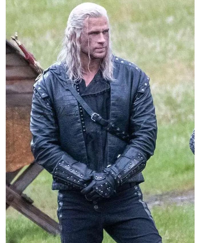 Geralt The Witcher S04 Black Leather Jacket
