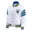 Golden State Warriors stripe Fleece Jacket