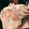 Gymnast Jordan Chiles Oversized Brown Cotton Limited Jacket