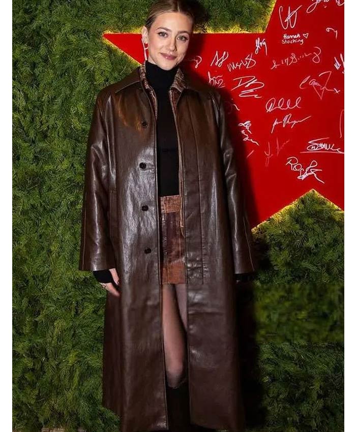 Hal and Harper Lili Reinhart Brown Coat