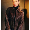 Hal and Harper Lili Reinhart Brown Jacket