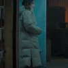 Haley Bennett The Last Frontier S01 Puffer Hooded Coat For Sale