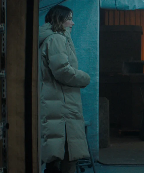 Haley Bennett The Last Frontier S01 Puffer Hooded Coat For Sale