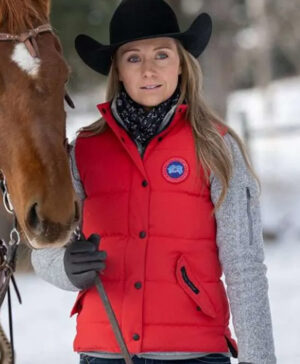 Heartland Amy Fleming Red Puffer Jacket