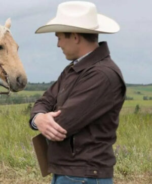 Heartland Eric Gustafsson Brown Cotton Jacket