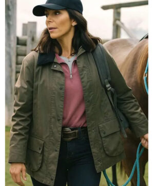 Heartland Samantha Louise Fleming Green Jacket
