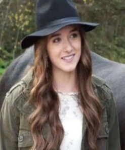 Heartland Stephanie La Rochelle Green Cotton Jacket