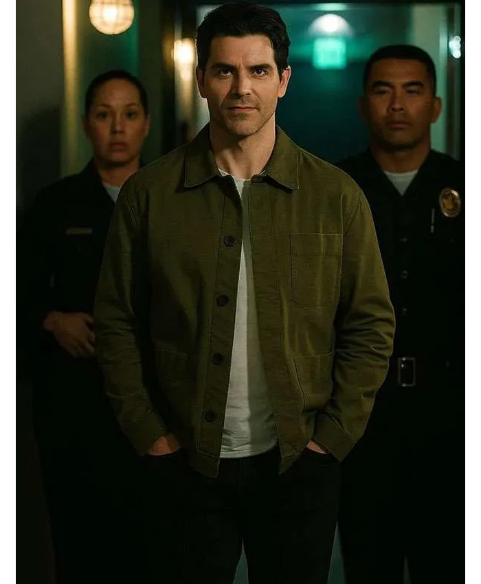 High Potential David Peck Green Jacket