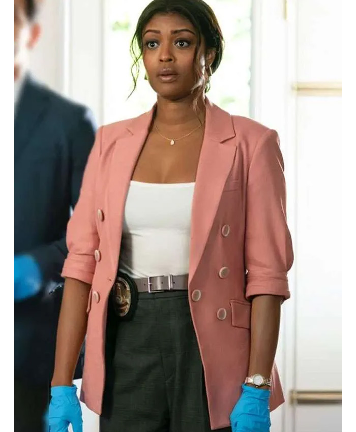 High Potential Javicia Leslie Pink Blazer