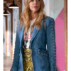 High Potential Morgan Gillory Studded Denim Blazer