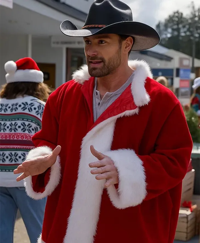 Huntley Blaylock A Royal Montana Christmas Red Coat