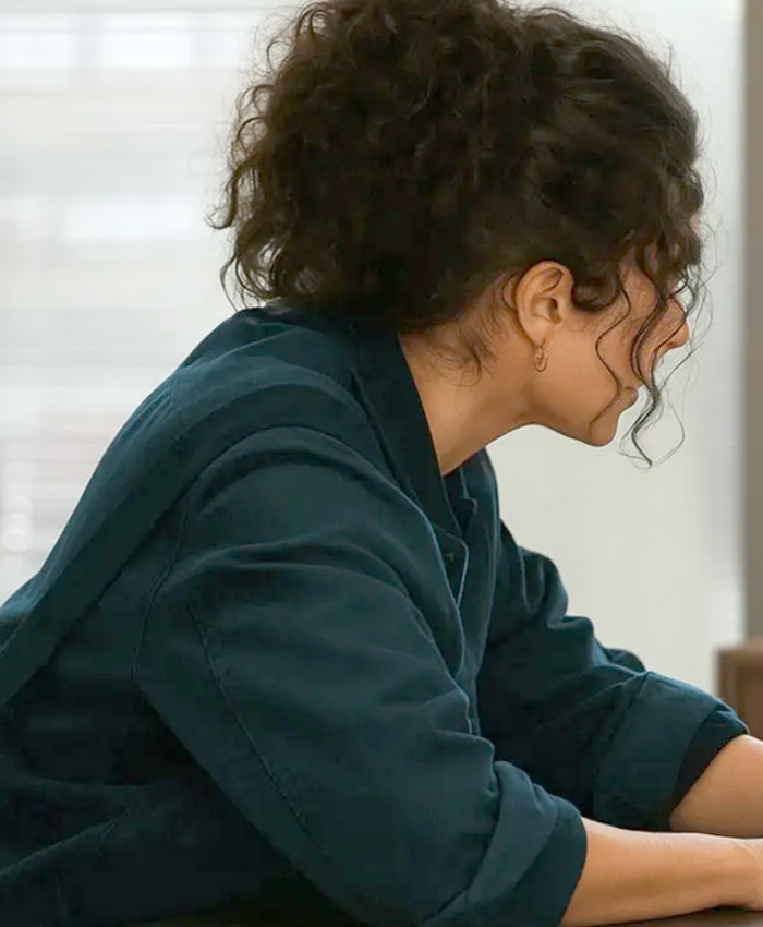 Invasion S03 Golshifteh Farahani Blue Jacket