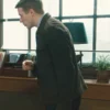 Jack Lowden Ella McCay Movie 2025 Suede Leather Jacket