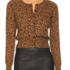 Jackie Tohn Nobody Wants This S02 Leopard Cardigan For Sale