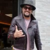 Jason Momoa x Meili Cocktail Masterclass Leather Jacket For Sale