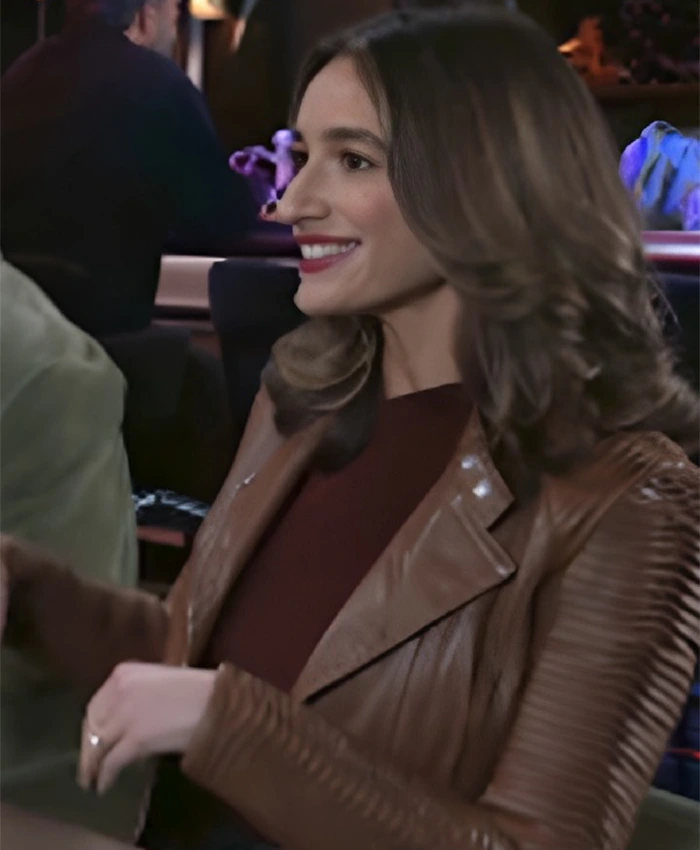 Jen Jacob Beyond The Gates Brown Leather Jacket