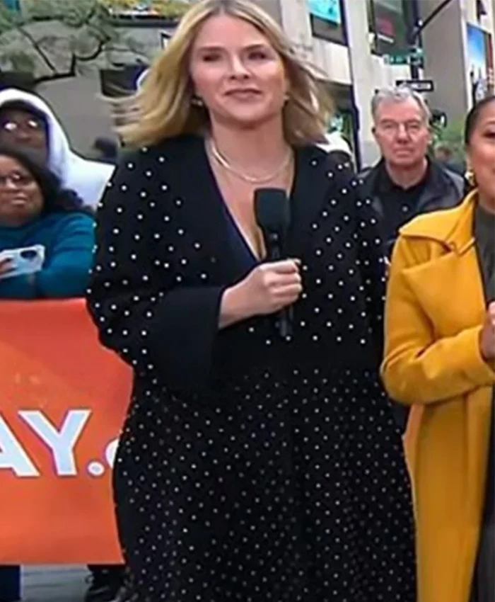 Jenna Bush Hager The Today Show 2025 Bead Embellished Coat For Sale