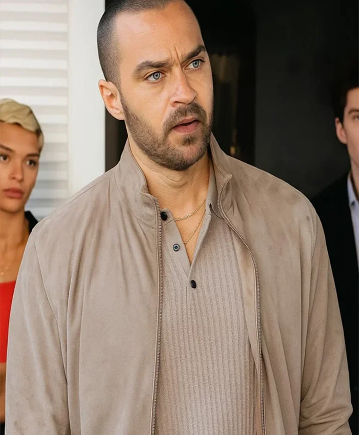 Jesse Williams Hotel Costiera S01 Suede Jacket