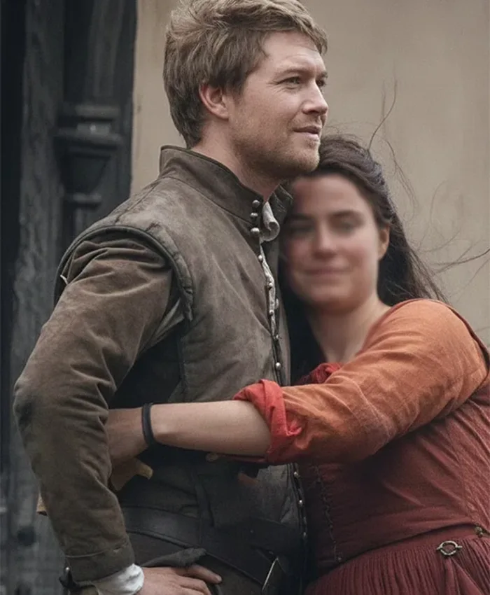 Joe Alwyn Hamnet Brown Suede Vest For Sale