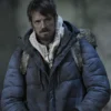 Joel Kinnaman Ice Fall Grey Puffer Coat