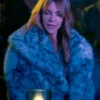Kaitlin Olson High Potential S02 Fur Leopard Coat