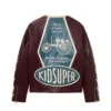 KidSuper 2025 Racer Leather Jacket For Sale