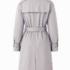 Kim Kardashian Paris Fashion Week 2025 Grey Trench Coat