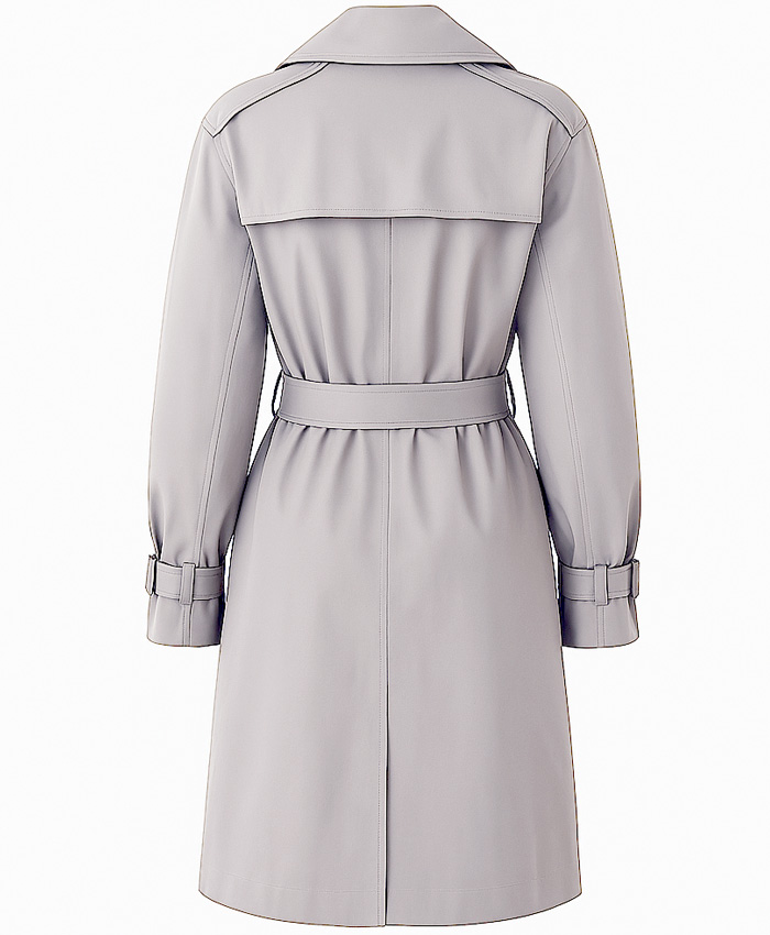 Kim Kardashian Paris Fashion Week 2025 Grey Trench Coat