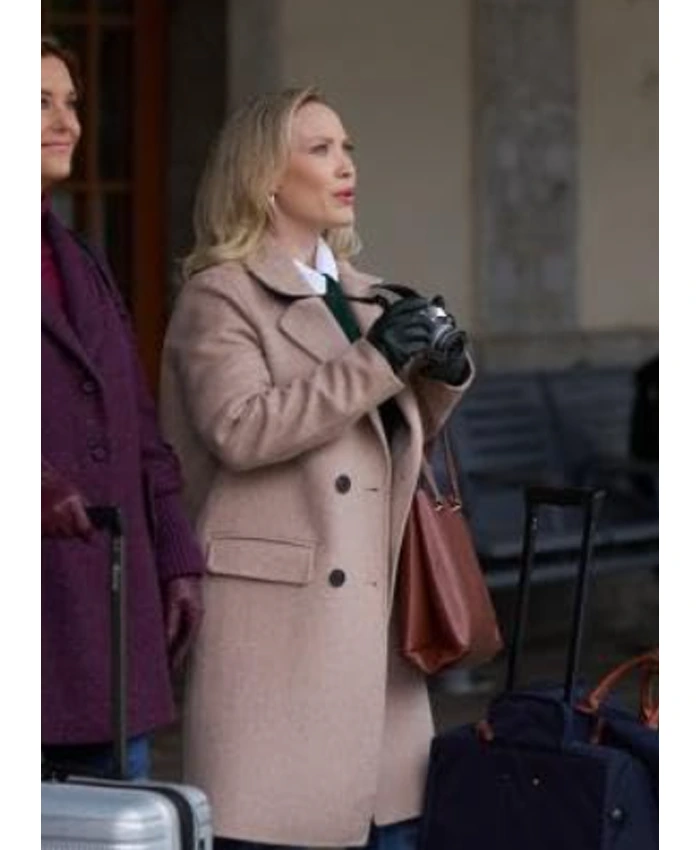 Laci J Mailey An Alpine Holiday Beige Coat For Sale