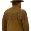 Lee Raybon The Lowdown Brown Suede Leather Fringe Jacket
