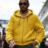 Lewis Hamilton US F1 Grand Prix 2025 Yellow Hoodie