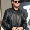 Live with Kelly and Mark Tv Series Michael Bublé Black Bomber Jacket