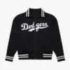 Los Angeles Dodgers Black Mitchell & Ness Cooperstown Vintage Logo Replica Batting Practice Jacket