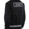 Los Angeles Dodgers County Black Varsity Bomber Jacket