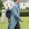 Luke Thompson Bridgerton S04 Blue Coat For Sale