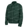 Mackinaw Green Wool Coat Side