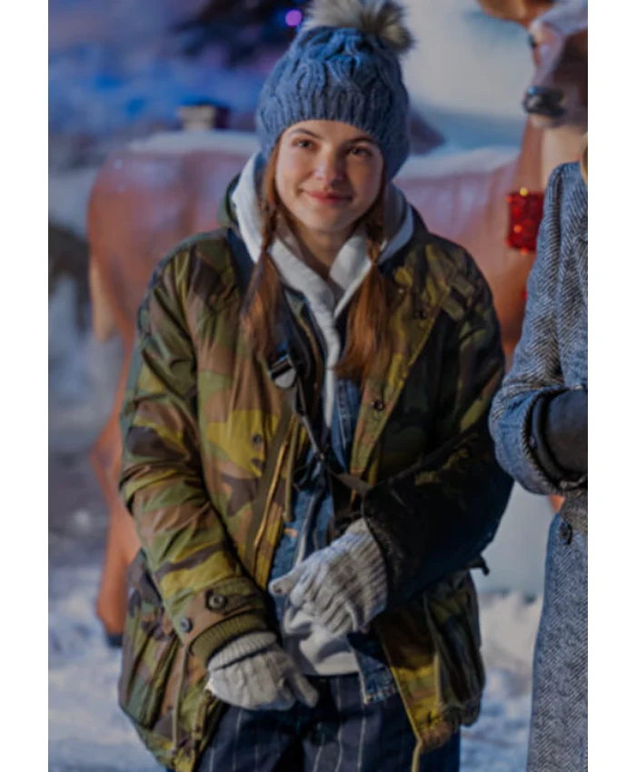 Madison Macisaac My Secret Santa Camouflage Jacket