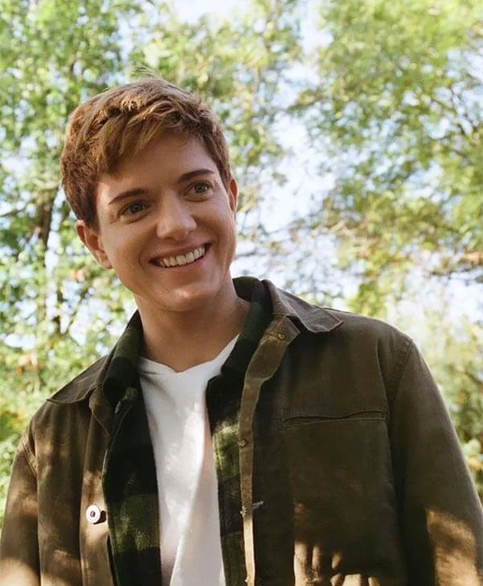 Mae Martin Wayward S01 Brown Cotton Jacket