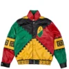 Martin Lawrence Jeff Hamilton Multicolor Leather Jacket