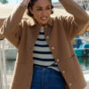 Meghan Markle With Love Meghan Brown Jacket