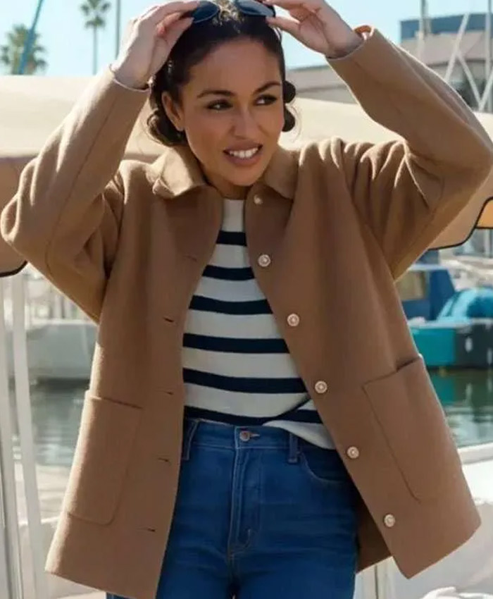 Meghan Markle With Love Meghan Brown Jacket