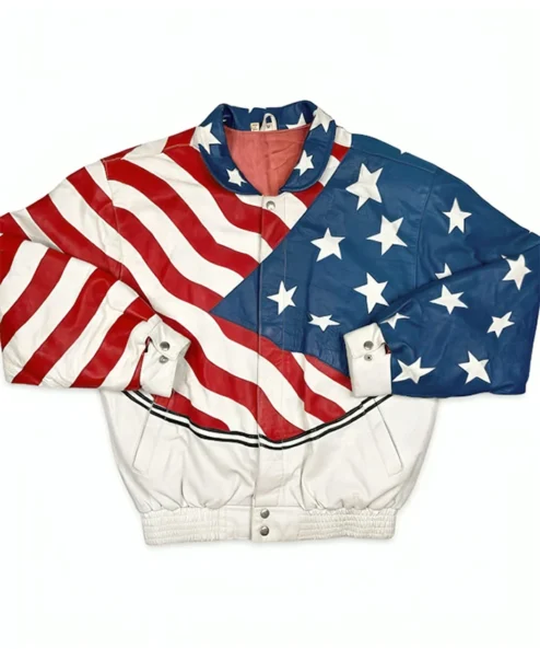 Michael 90 Day Fiance Happily Ever After USA Flag Eagle Jacket